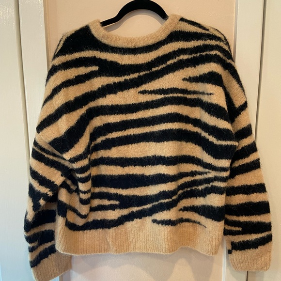MADEWELL Animal Print Cardigan - NWT! - Picture 4 of 4